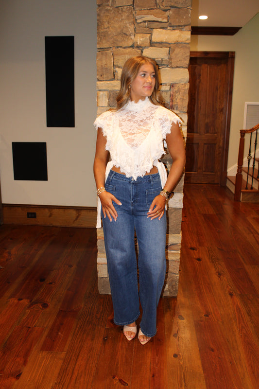 The Camille Lace Top (preorder ships 11/13)