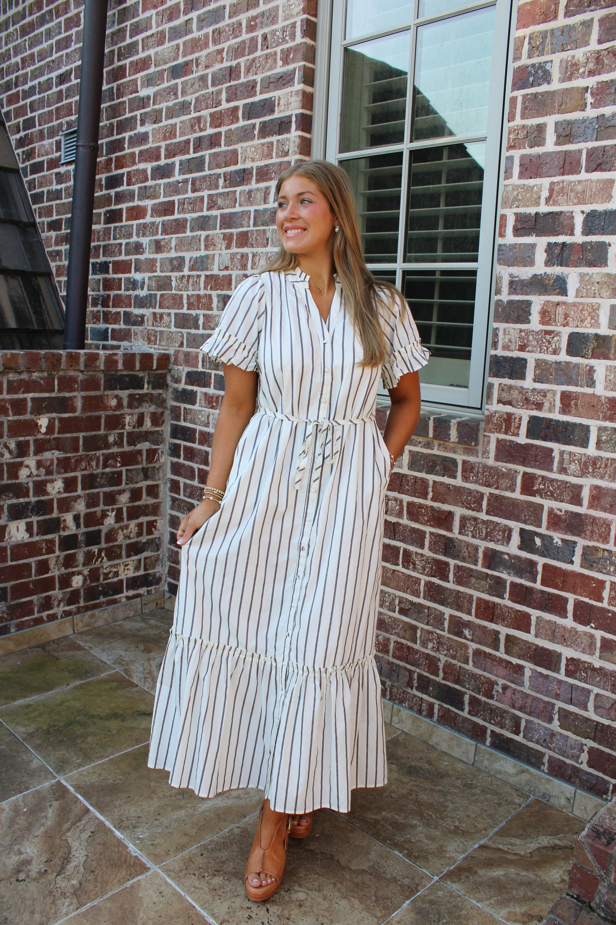 The Eden Stripe Dress